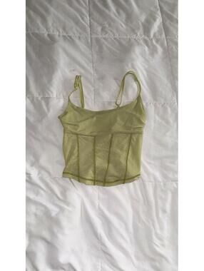 Urban Outfitters Sage Green Corset Tank